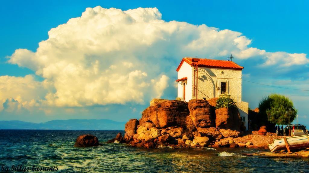 Rooms To Let To Kyma Skala Sikamineas Skala Sykamineas Bagian luar foto